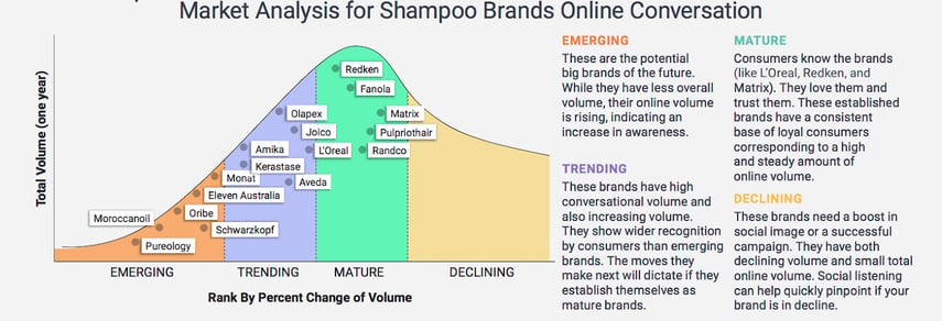 shampoo brands consumer trends with social listening